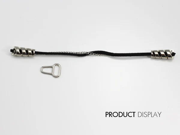 Металлическая серебряная застежка молния звеньевая для женских принадлежностей