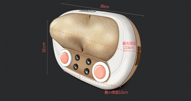 

Full Body Massage Cushion Pillow Cervical Massager 4d Kneading Electric Vibrating Magnet Shiatsu Shoulder Back Electronic