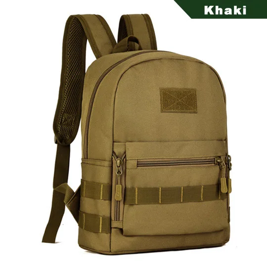 Khaki 10л мини Molle тактический рюкзак для детей, детская сумка для походов, нейлоновый водонепроницаемый рюкзак для альпинизма - Цвет: Khaki