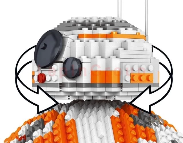 LELE 35020 MOC Star Wars Ultimate Коллекционная модель робота BB8 Конструкторы кирпичи Горячие
