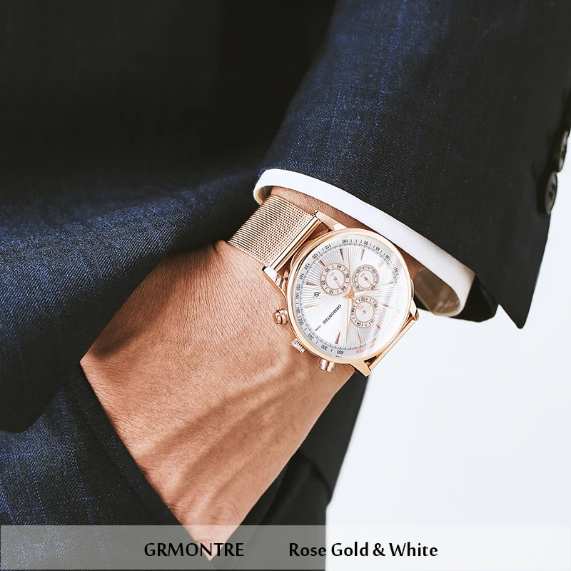 Новинка 2019 модные мужские часы Роскошные военные кварцевые ведущей марки