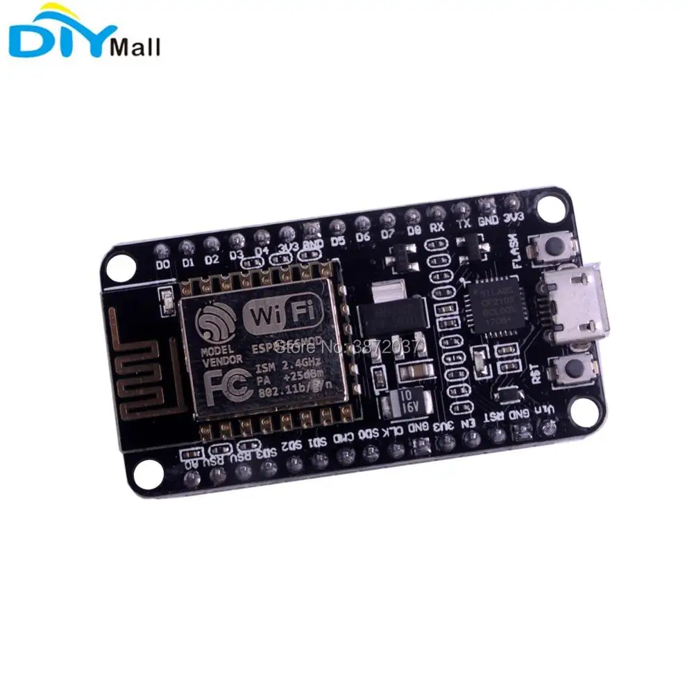 10 шт./лот NodeMcu Devkit V2 Lua WIFI макетная плата на основе CP2102 ESP8266 ESP 12 Интернет вещей для