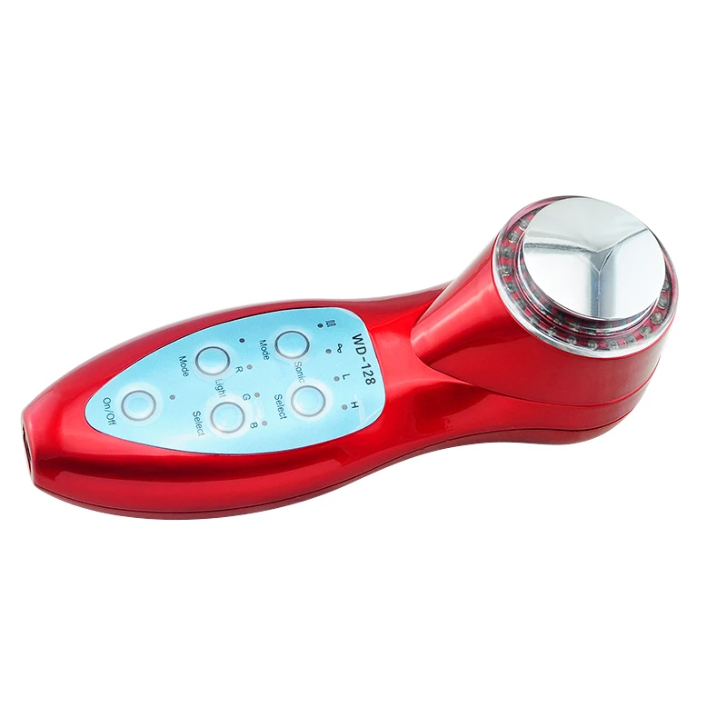 7 цветов 3MH светодиодный фотонный ультразвуковой прибор для ухода за кожей лица|beauty machine|photon ultrasonictherapy device |