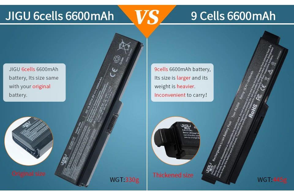 Jigu Аккумулятор для ноутбука Toshiba Satellite Pro C650 C650D C660 C660D L510 L630D L675D L515 L537 L655 L630 L675 L650D L650 L640 L645 U500