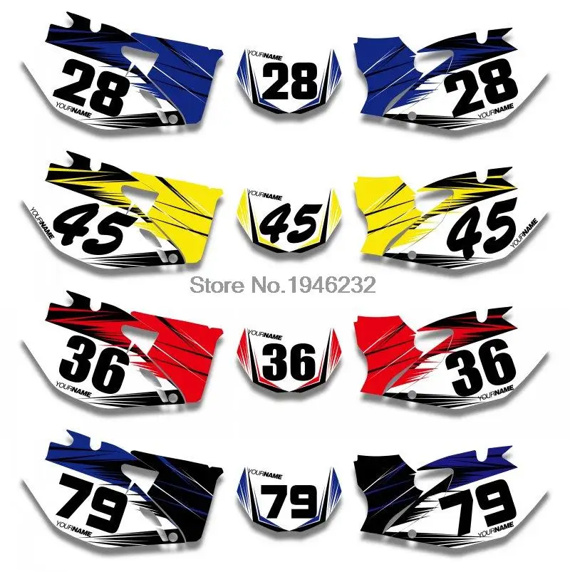 Наклейка и наклейка H2CNC для Yamaha WR250F WR450F 2007 2008 2009 2010 2011 WR 250F 450F|Наклейки стикеры| |