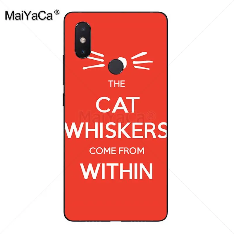 MaiYaCa Дэн и Фил кошка усы красивые аксессуары для телефона чехол xiaomi mi 8 se 6 note2 note3