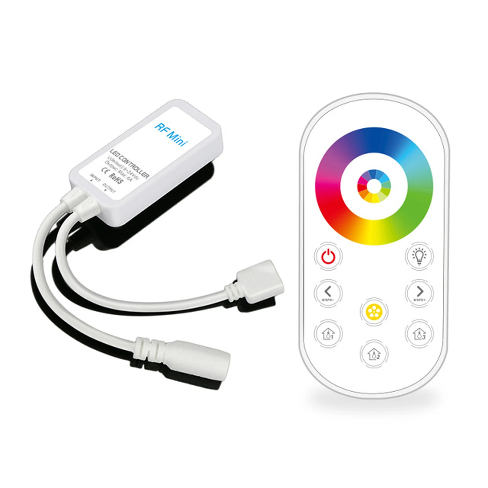 DC5-24V Мини светодиодный Беспроводной RF DIM CCT RGB/RGBW/RGB + Управление сенсорный пульт