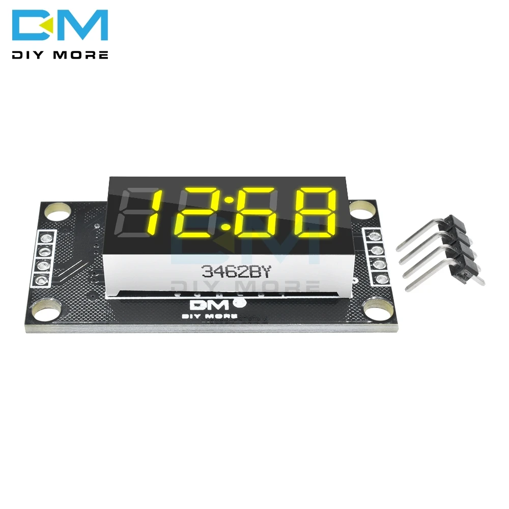 TM1637 4-разрядный светодиодный 0,36 ''Дисплей модуль 7 сегментов Дисплей цифровая трубка с часами и знака после запятой