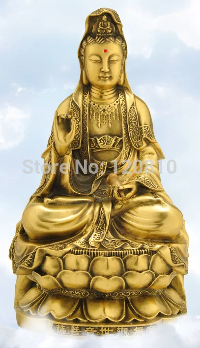 

Copper Bodhisattva Guanyin Buddha temple ornaments ornaments