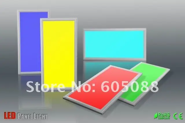 Прямоугольный ультратонкий rgb led светильник 25 Вт 300x600 мм Epistar smd Радужный