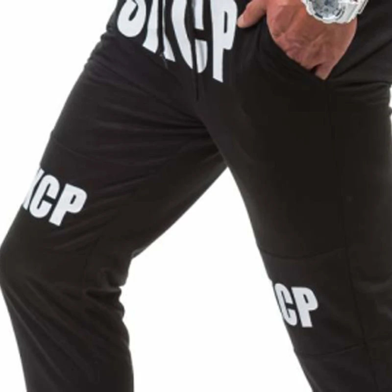 Штаны-шаровары Новая Мода 2017 повседневная одежда брюки Мужская для бега штаны