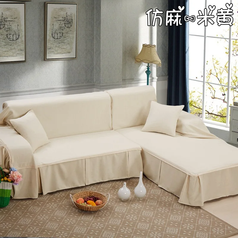 1 штука одноцветный чехол для дивана полотенца накидка подстилка наволочки