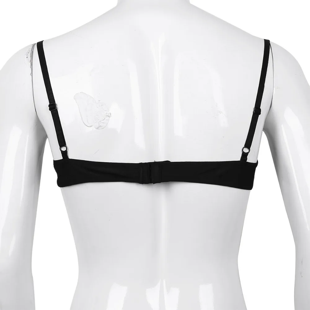 Iiniim Мужское нижнее белье SISSY ночное белье Bralette Hombre жилет прозрачный кружевной бюстгальтер без косточек Топ Гей сексуальное нижнее белье Babydoll