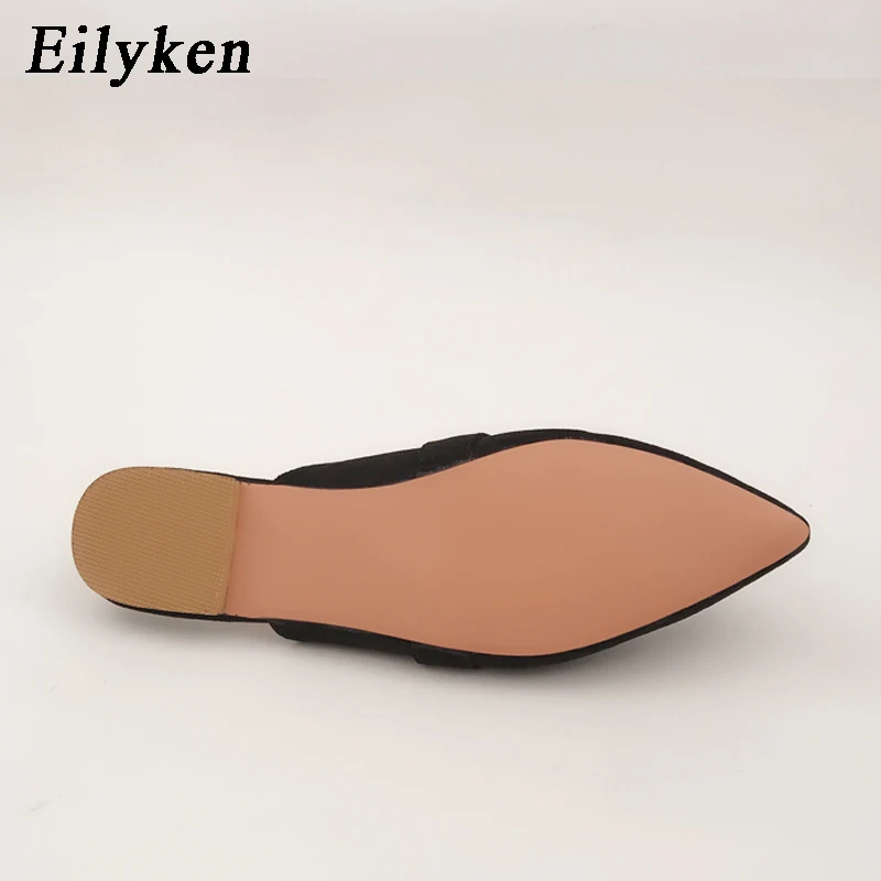 Eilyken/Коллекция 2021 года Сезон весна осень Пикантные леопардовые шлепанцы без