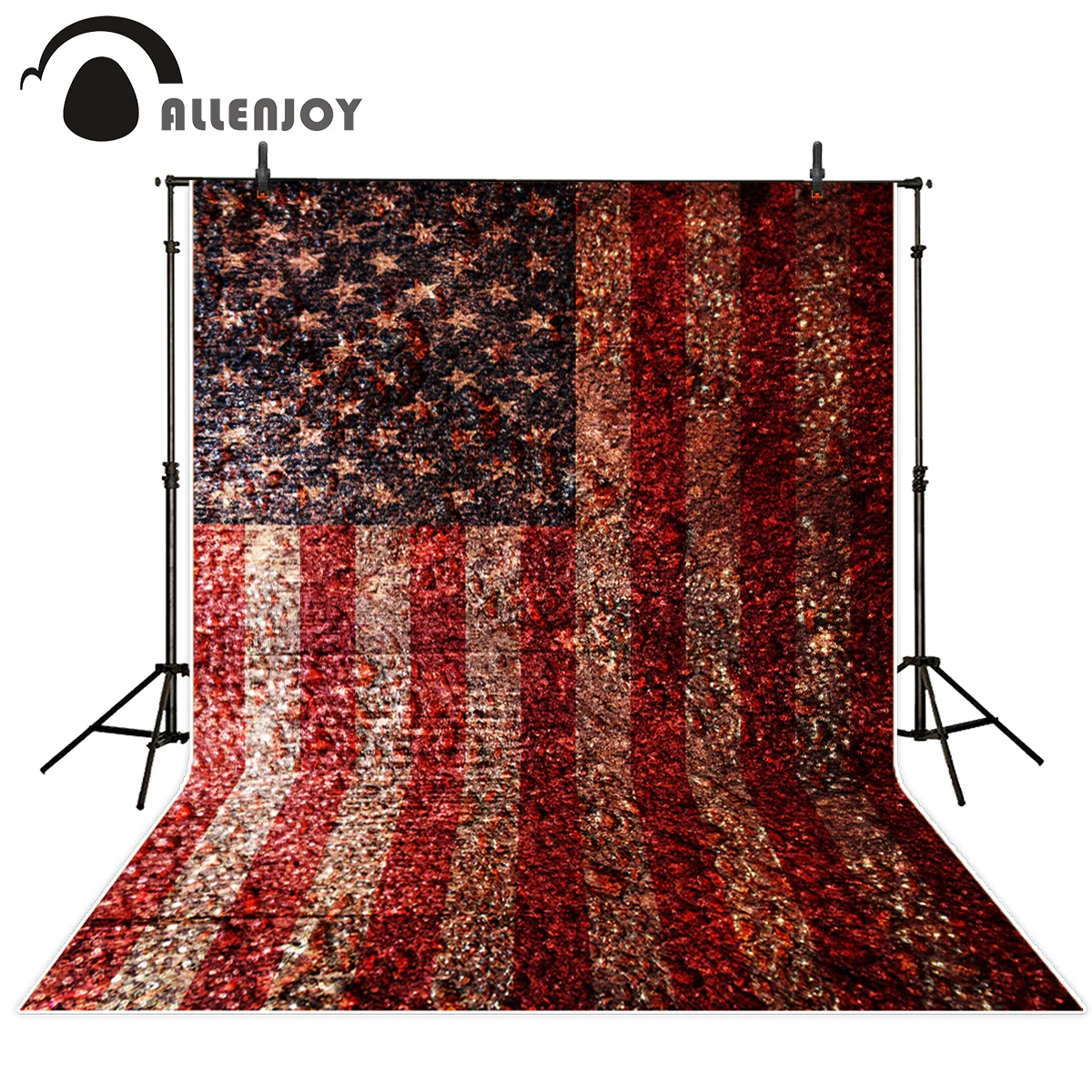 Allenjoy фоны фотографии звезды и полосы День независимости США спрей карта плитка