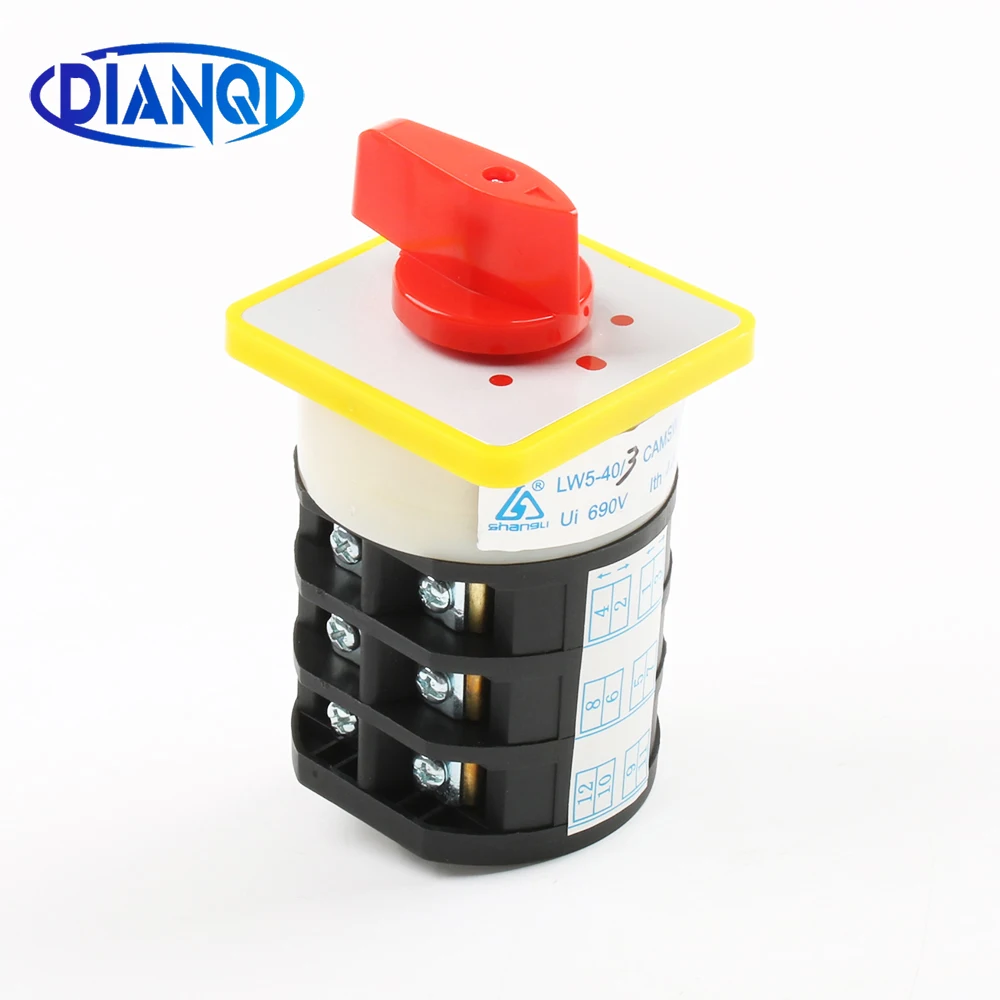 DIANQI переключающее устройство lw5 40/3 40a 500 v универсальный комбинированный