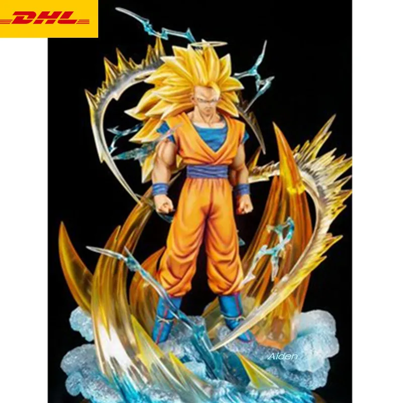 20 &quotСтатуя Dragon Ball Super Saiyan Bust Son Goku Kakarotto полноразмерный портрет Cyberblue GK фигурка