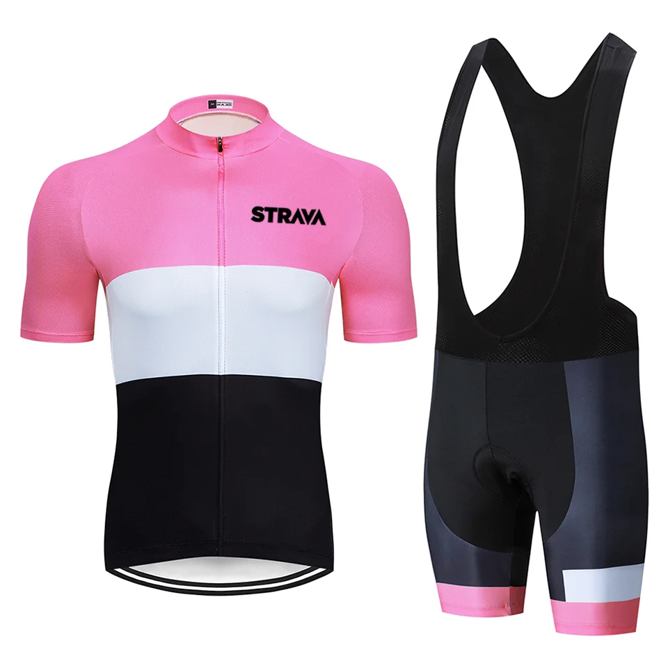 4 Лето Strava Велоспорт Джерси комплект с коротким рукавом Майо Ropa Ciclismo Форма велосипед Быстросохнущий Цикл MTB Одежда - Цвет: 4