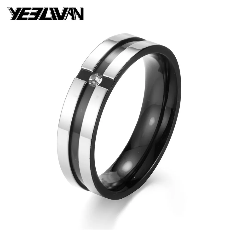 Новые модные двухцветные мужские и женские крестообразные кольца из нержавеющей