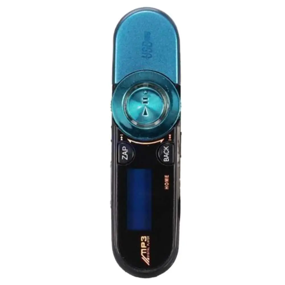 USB ЖК экран 16G поддержка Flash TF плеер MP3 Воспроизведение музыки FM радио мини синий|fm