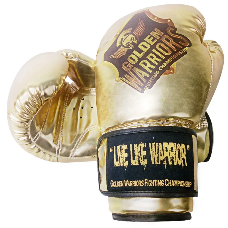 Mma тренировочные золотые кожаные роскошные женские и мужские боксерские