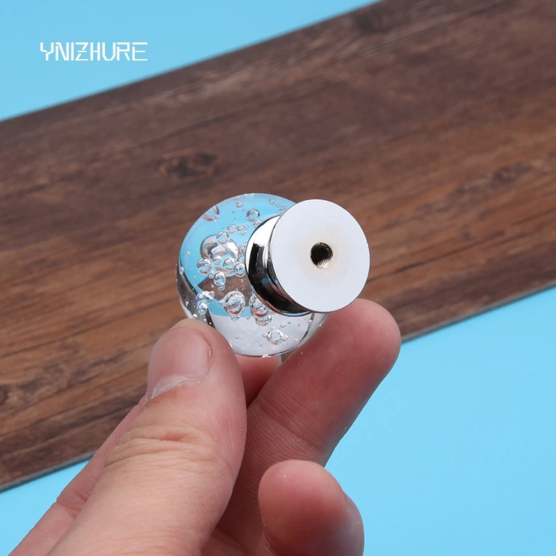 Прозрачные стеклянные ручки для шкафа 30 мм|bedroom furniture knobs|furniture knobspull handle |
