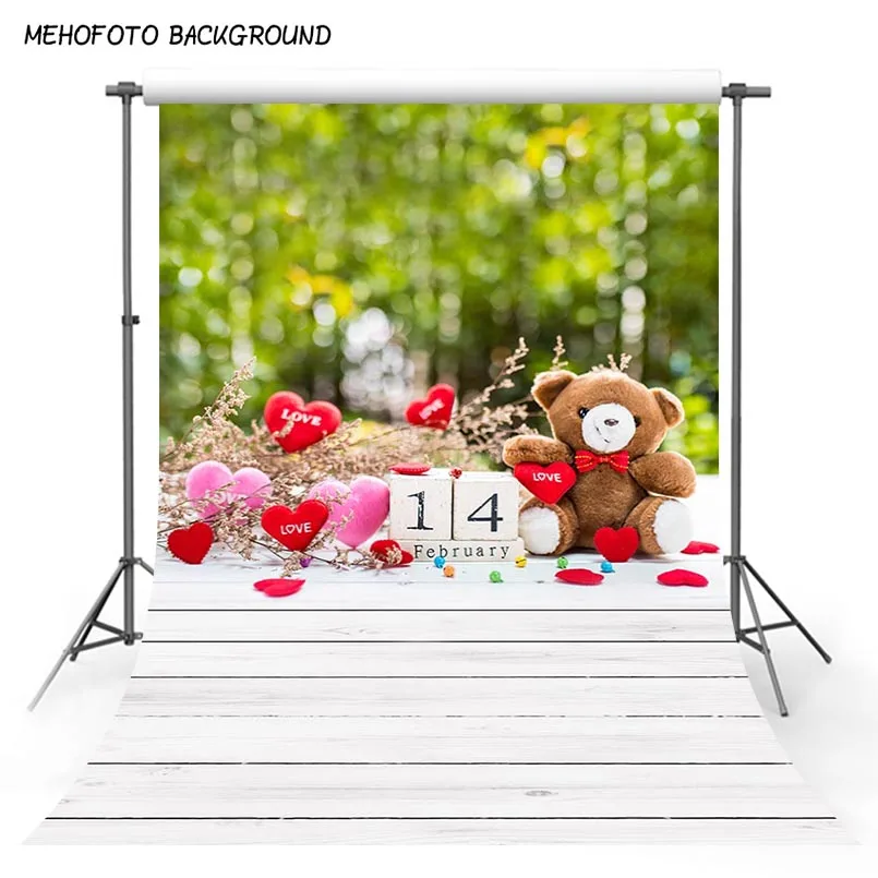 Фон для фотосъемки весенний цветочный фантазийный медведь шары в Париже