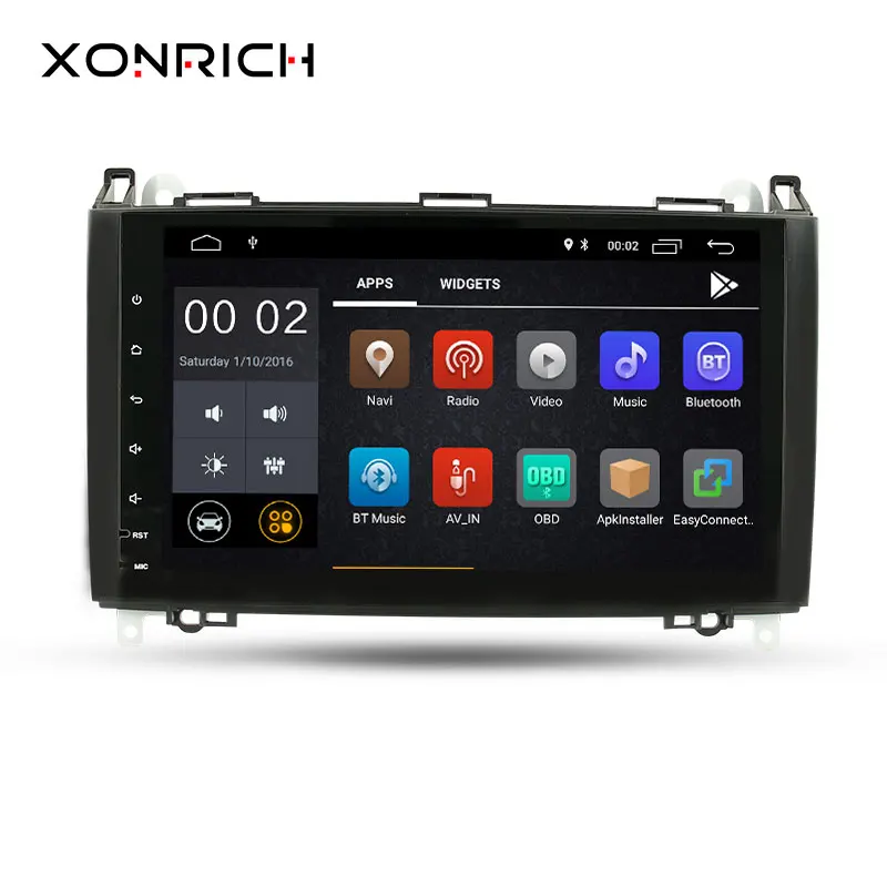 Xonrich автомобильный мультимедийный плеер GPS Android 8 1 2 Din DVD Automotivo для Mercedes/Benz/Sprinter/B200/B