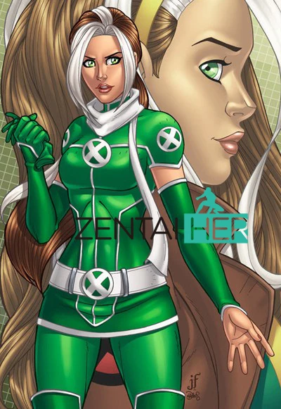 Бесплатная доставка Костюм Marvel Legends Rogue Legacy костюм супергероя X-men белый и зеленый