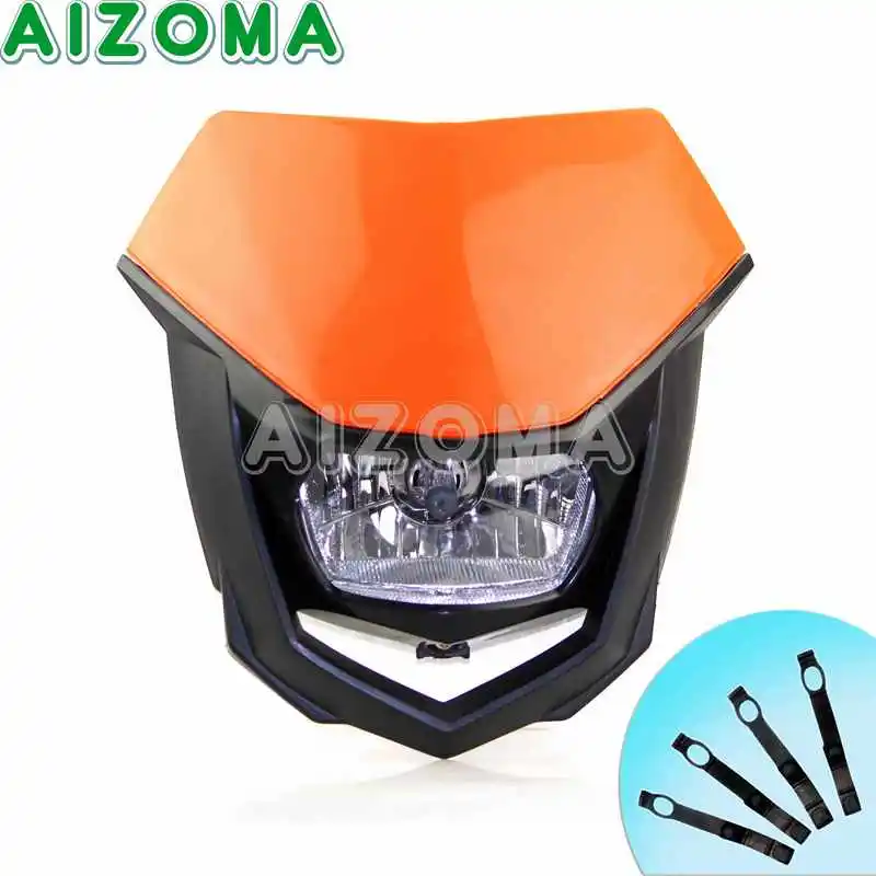 Мотокросс су головной светильник 12V 35W фары обтекатель SMC sx EXC SMR CRF DRZ KLX KLR XR WR 125/250/450