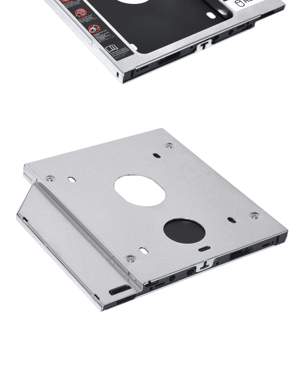 DeepFox SATA на SATA 2nd HDD Caddy для 9 мм 9,5 мм SSD корпус жесткого диска корпус для ноутбука ODD Optibay CD-Rom 10 шт./партия
