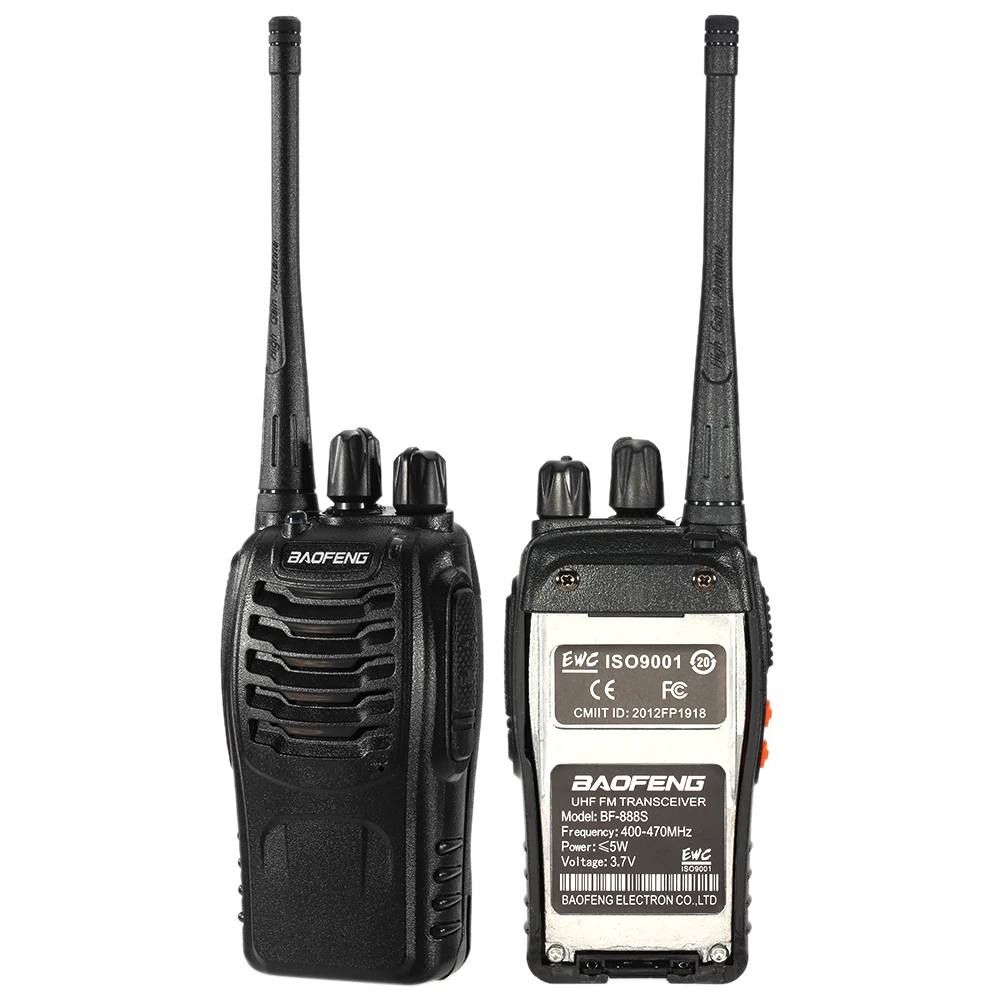 Портативная рация 2 шт. 16 каналов FM UHF 400-470 МГц | Безопасность и защита