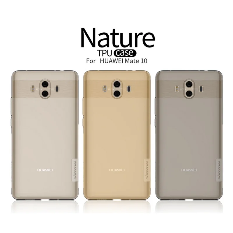 Для Huawei Mate 10 чехол Nillkin прозрачный мягкий Силиконовый ТПУ для Mate10 5 9 дюймов задняя