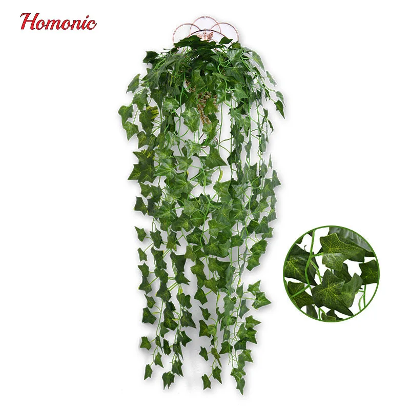 12 Большое Значение Искусственные Поддельные Висит Завод Листья Гирлянда Главная