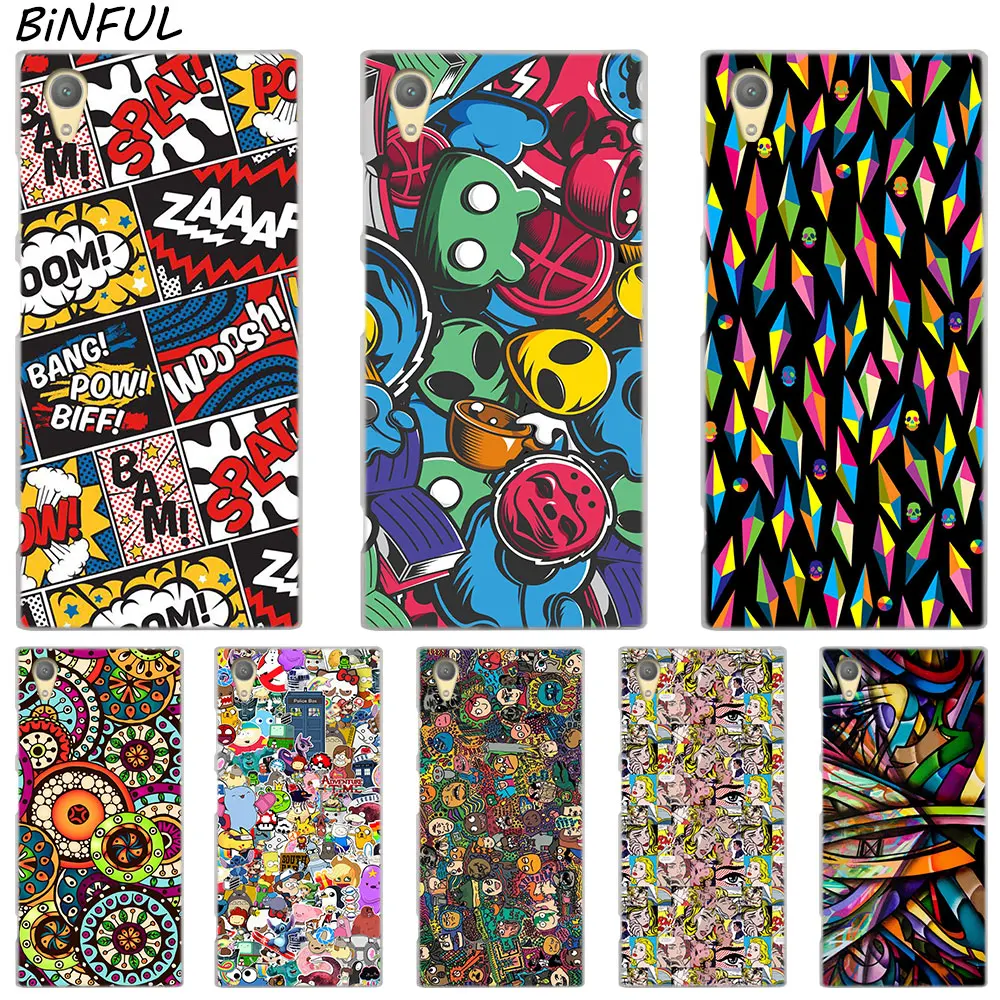 Прозрачный чехол Psychedelic Pop Art для Sony Xperia Z3 Z5 Premium M4 Aqua M5 X XA XA1 C4 C5 E4 E5 XZ XZ2 Compact