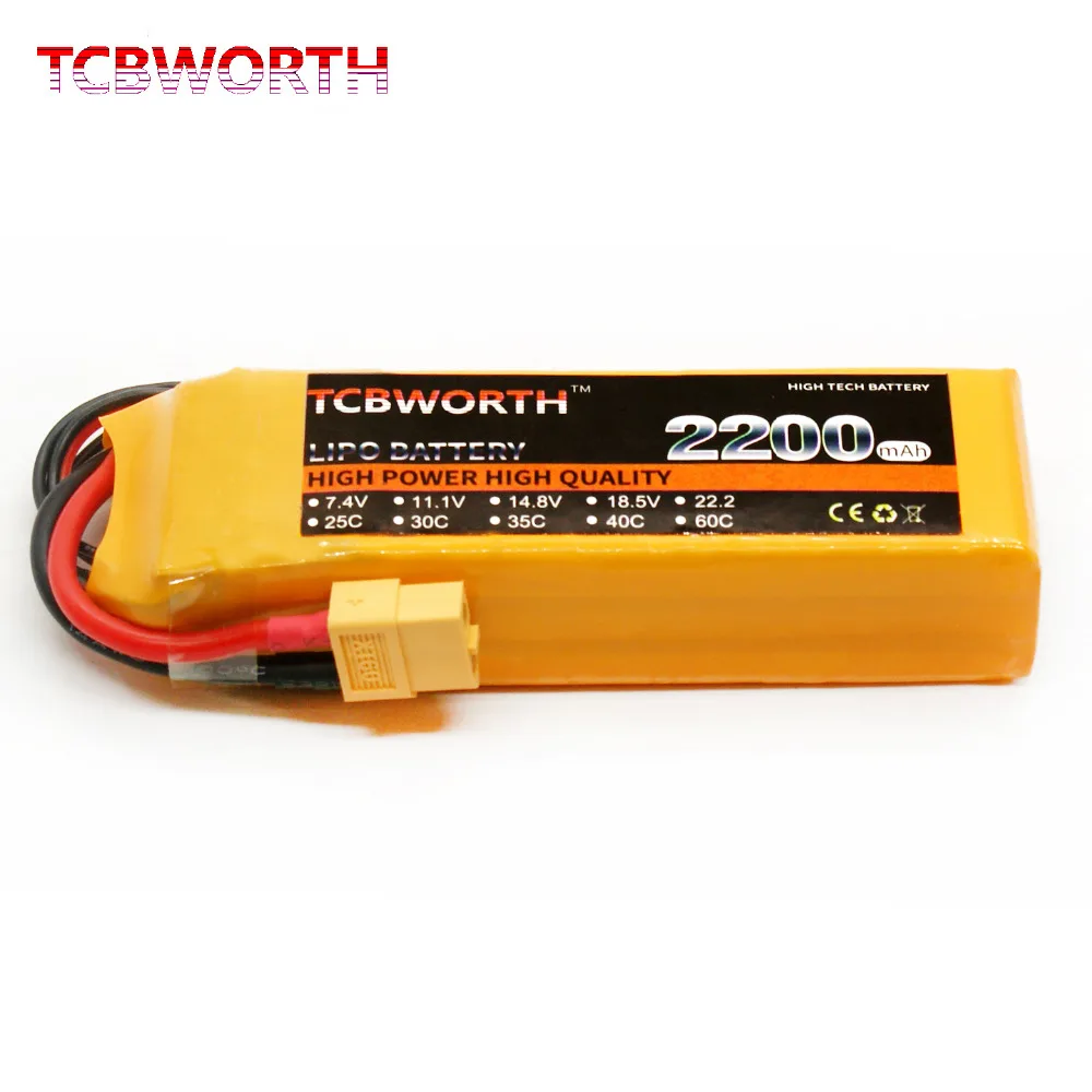 Новые 3S RC LiPo Батарея 11 1 V 2200 мА/ч 35C для радиоуправляемый самолет Квадрокоптер