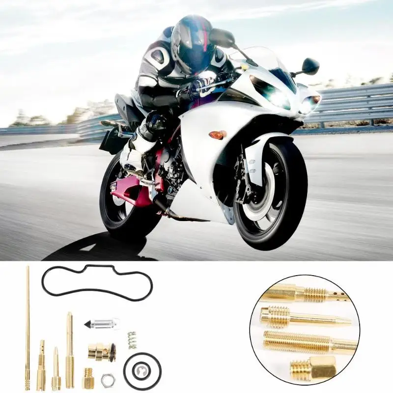 

Carb Repair Kit for ATC 250ES ATC250ES Big Red 1986-1987/Yamaha YFM 250/ Polaris Xplorer 300/Kawasaki KLR650 Carb Rebuild Set