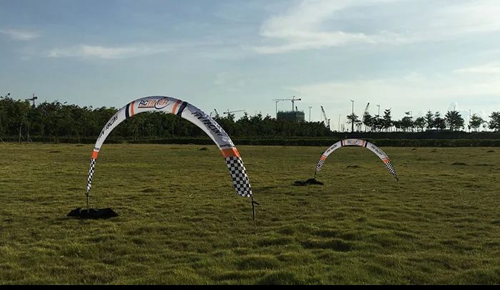 Умные гоночные ворота FPV 200x120 см с логотипом BeeRotor мини в форме арки из