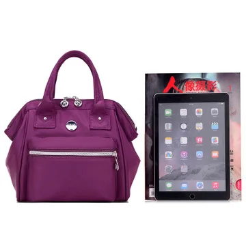 Сумка из ткани Оксфорд нейлоновая сумка на плечо Женская однотонная модная