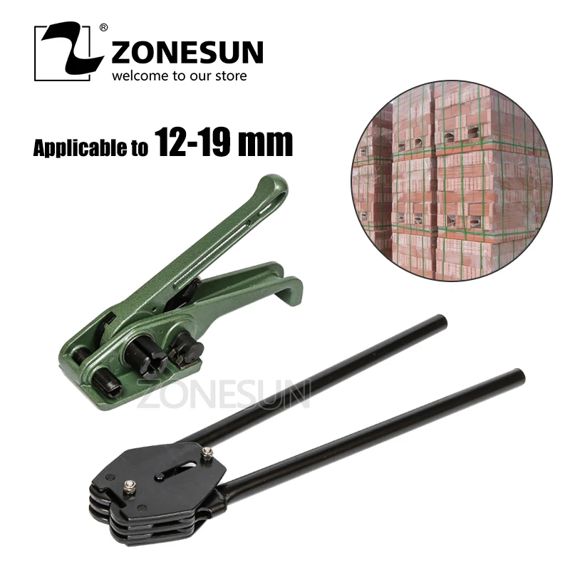 Ручная упаковка для пиломатериалов ZONESUN 12 16 19 мм полипропиленовая лента обвязки
