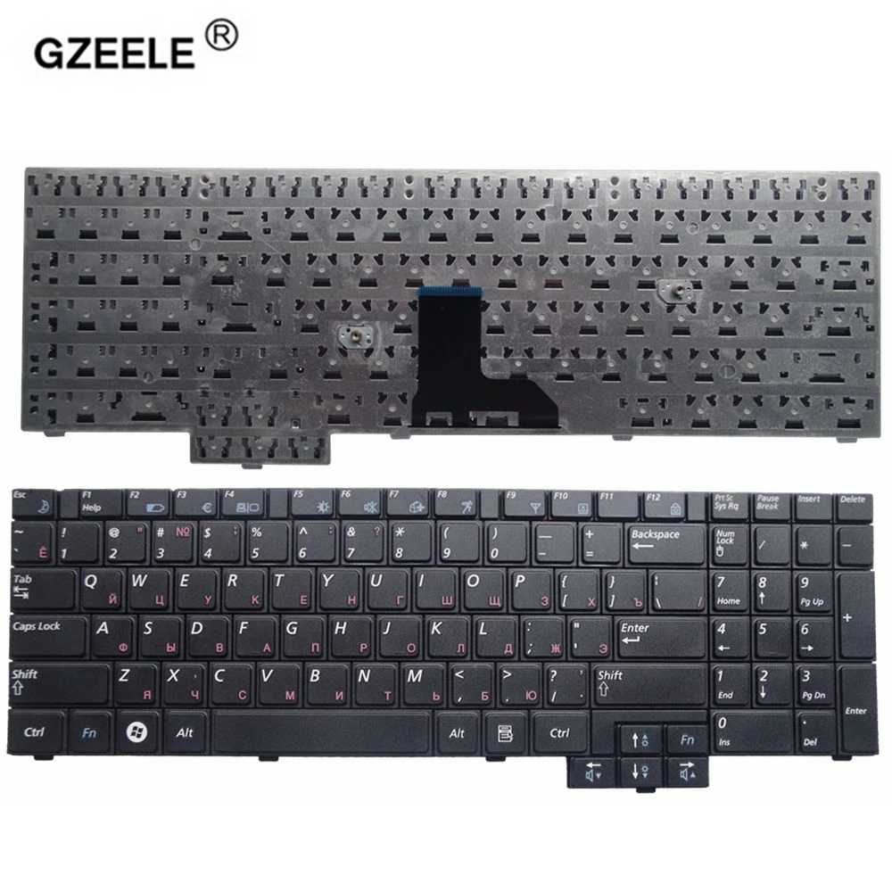 

GZEELE NEW Keyboard for Samsung R620 NP-R620 R525 NP-R525 R540 R517 RV508 R523 RU Black notebook Russian keyboard