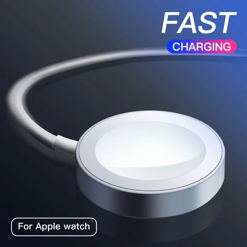 Быстрое беспроводное зарядное устройство для Apple Watch Series 1 2 3 USB Магнитный кабель
