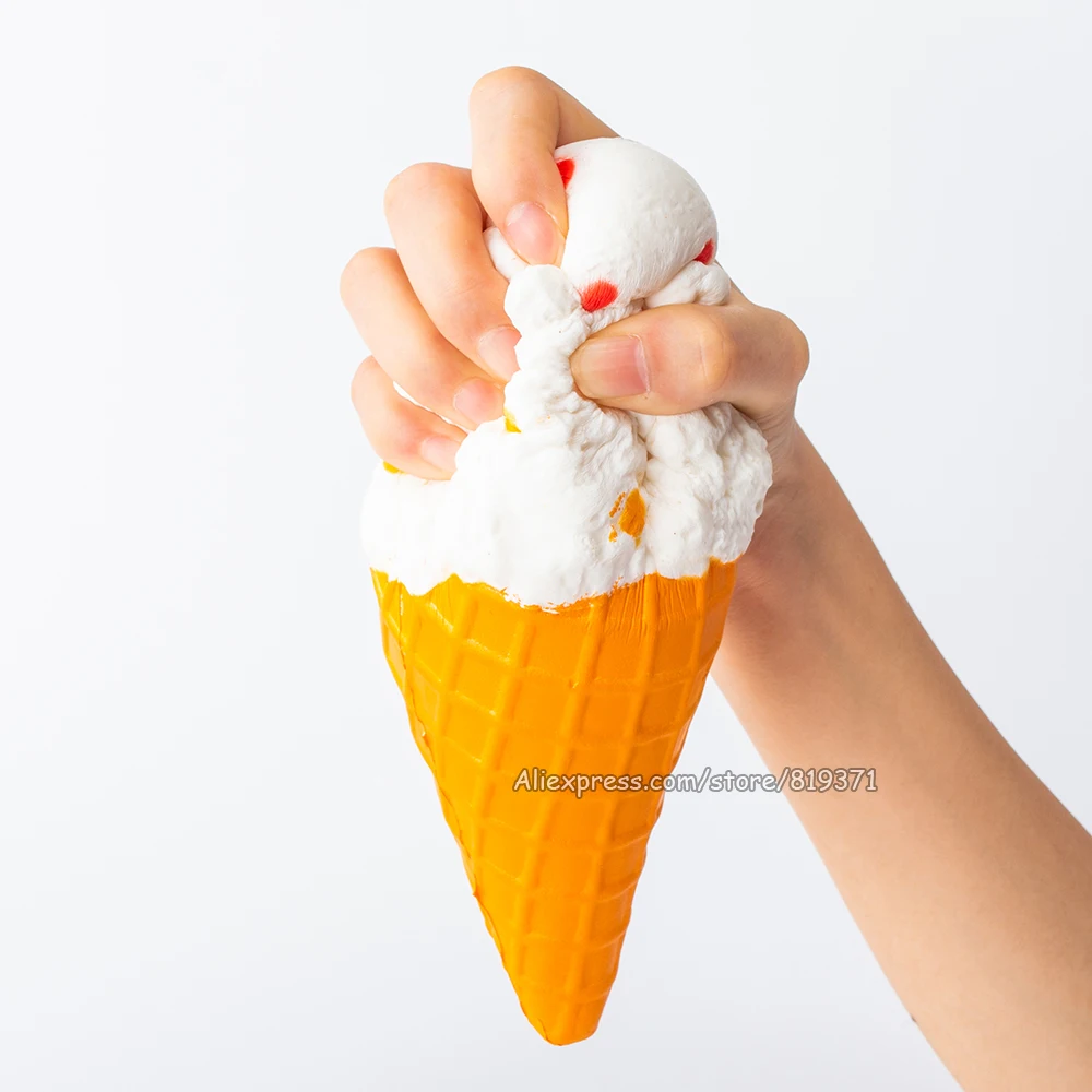 Белый крем супермедленно Восстанавливающий форму Jumbo Kiibru Icecream мягкий