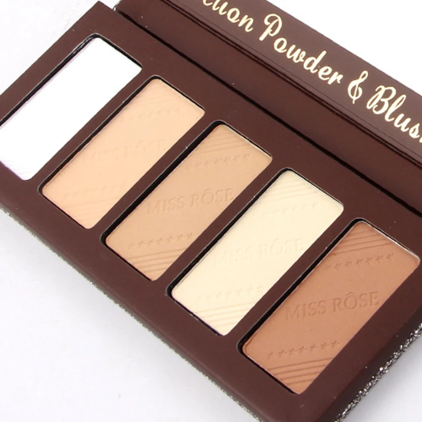 Мисс Роза 5 цветов дымчатый матовый палитру теней смешанные Цвет разрыхлитель