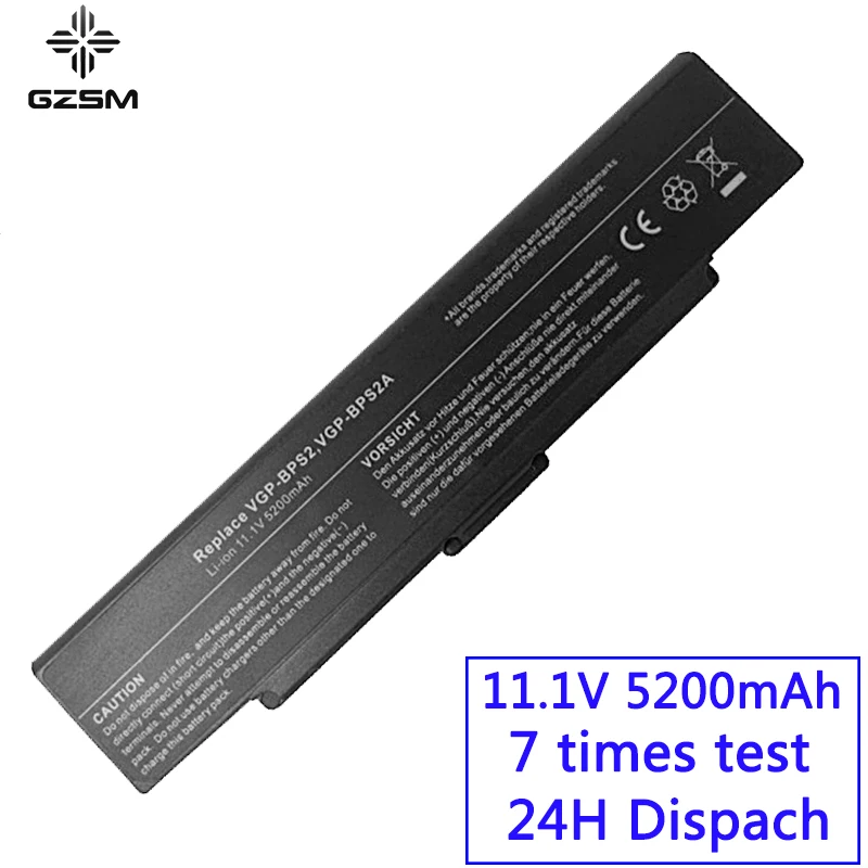 Аккумулятор GZSM для ноутбука VGP BPS2 SONY BPS2A BPS2B BPS2C BPL2 BPL2C аккумулятор BPS2.CE7|laptop battery for