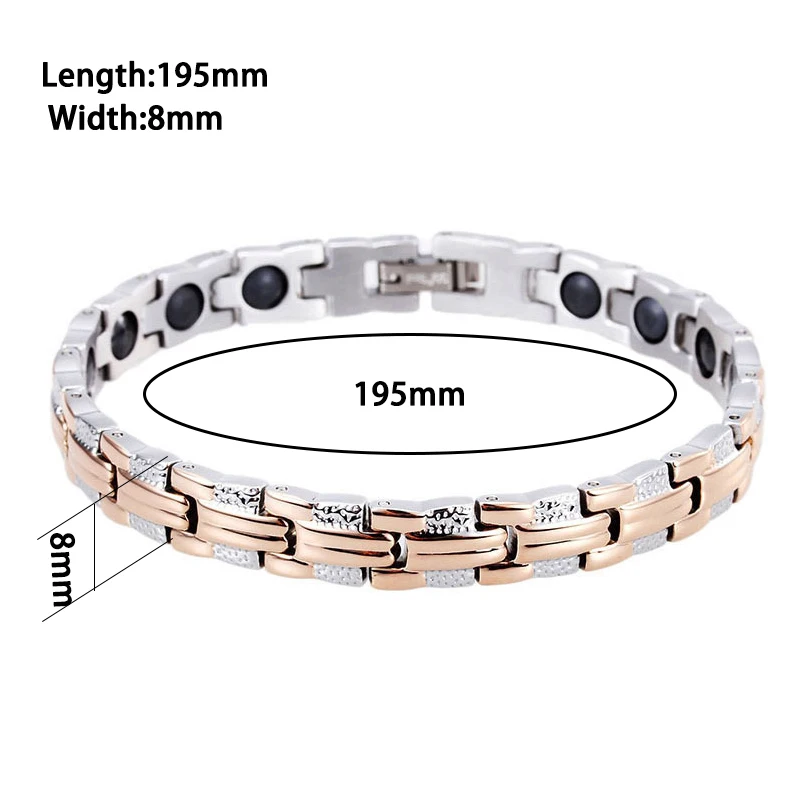 2016 модные женские браслеты из розового золота браслет нержавеющей стали большой