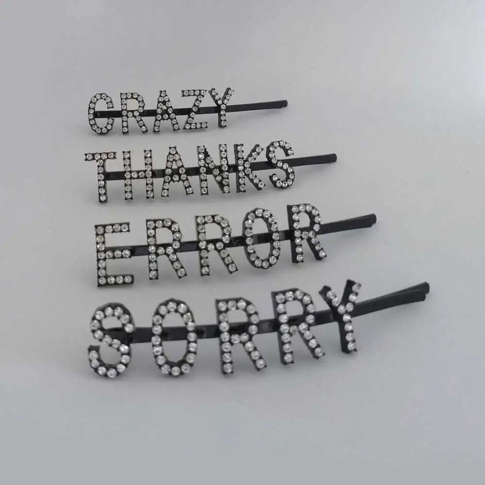 Заколки невидимки для девочек и женщин с надписью|Украшения волос| |