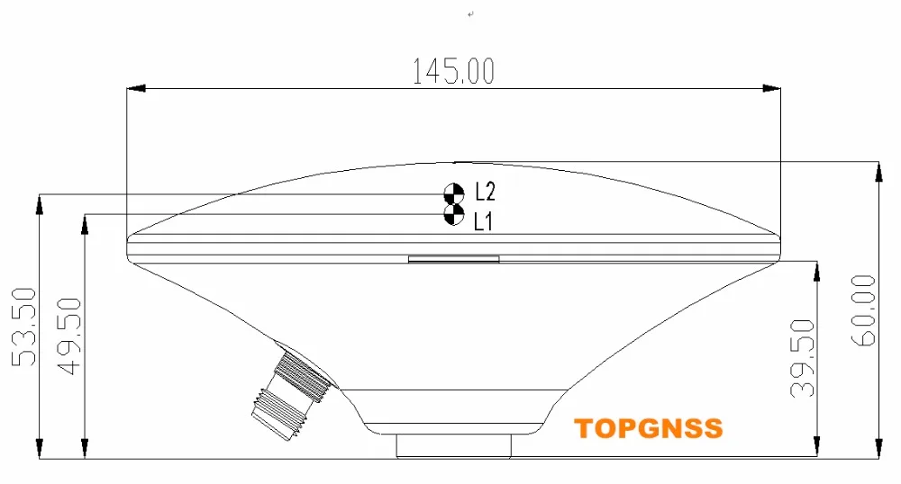 3v-15VDC, GNSS антенна, gps/ГЛОНАСС/Beidou, высокоточная Водонепроницаемая геодезическая антенна, RTK система GNSS приемник антенна