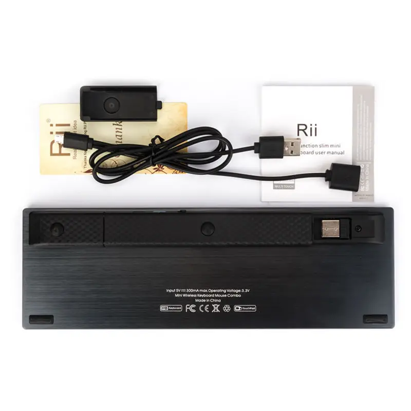 [Подлинный] Rii mini i12 английская версия 2 4G мини беспроводная воздушная Мышь