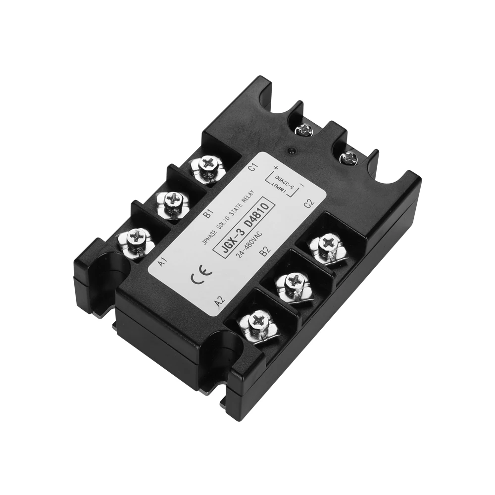 

latest 40A 25A 10A DC control AC three phase industry SSR solid state relay Load Voltage 24-480VAC Control Voltage 3-32VDC
